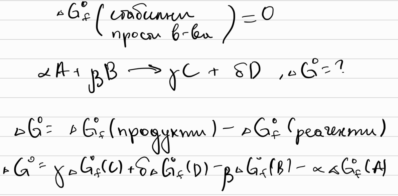 Стандартна енергия на Гибс