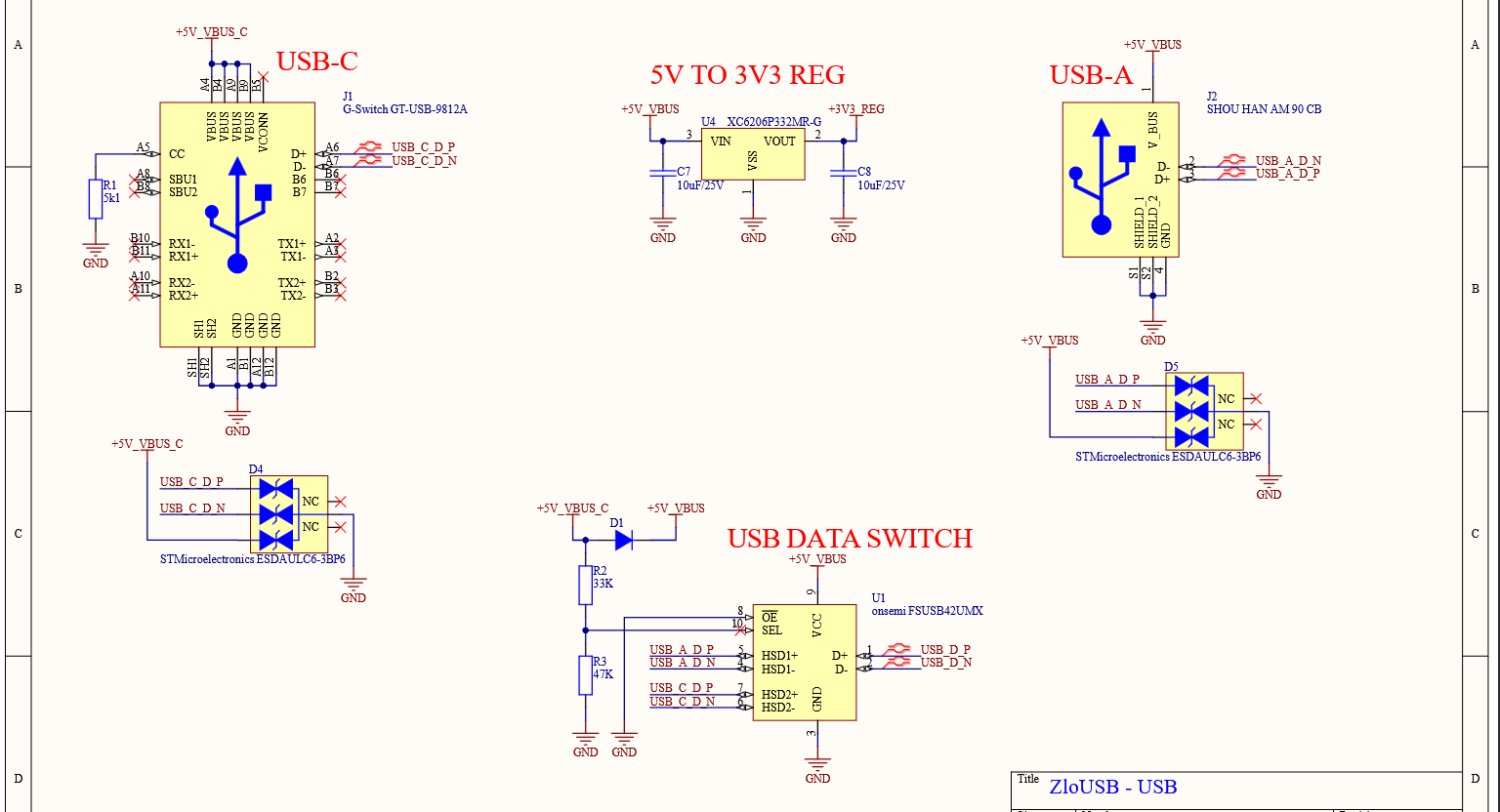 USB Schematic